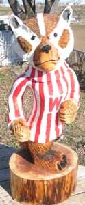 5' Bucky Badger Mascot Local Pickup and discount