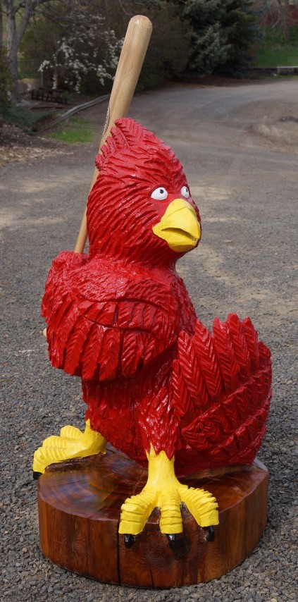 3' Cardinals Mascot