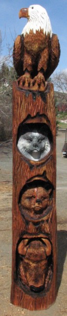 4 Figure Western Pole