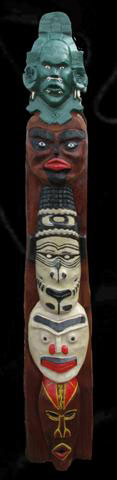 Mask Totem Pole