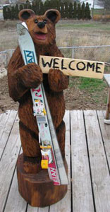 Bear with Ski's
