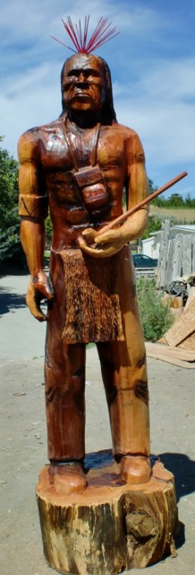 Indian with Peace Pipe